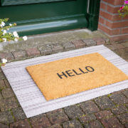 Dessous de tapis rayures horizontal