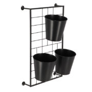 Wall rack with pots
