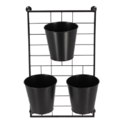 Wall rack with pots