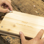 Flowers and herbs press