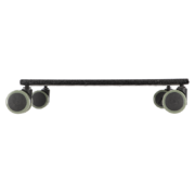Indoor cast iron square plant trolley L