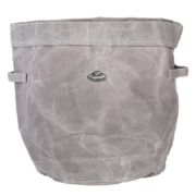 Waxed canvas storage container L