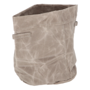 Waxed canvas storage container L