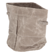 Waxed canvas storage container L