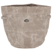 Waxed canvas storage container L