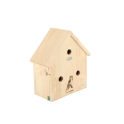 Spatzenvilla mit Silhouette