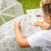 PIY Regenschirm Schmetterlinge