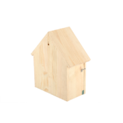 Nichoir avec silhouette moineau