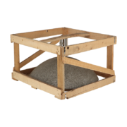 Pied de parasol granit gris clair L