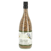 Bouteille de vin remplie de graines à saupoudrer