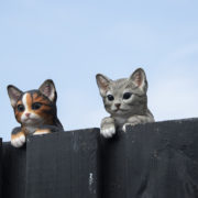Zaunhänger Katze