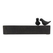 Square terrazzo bird bath