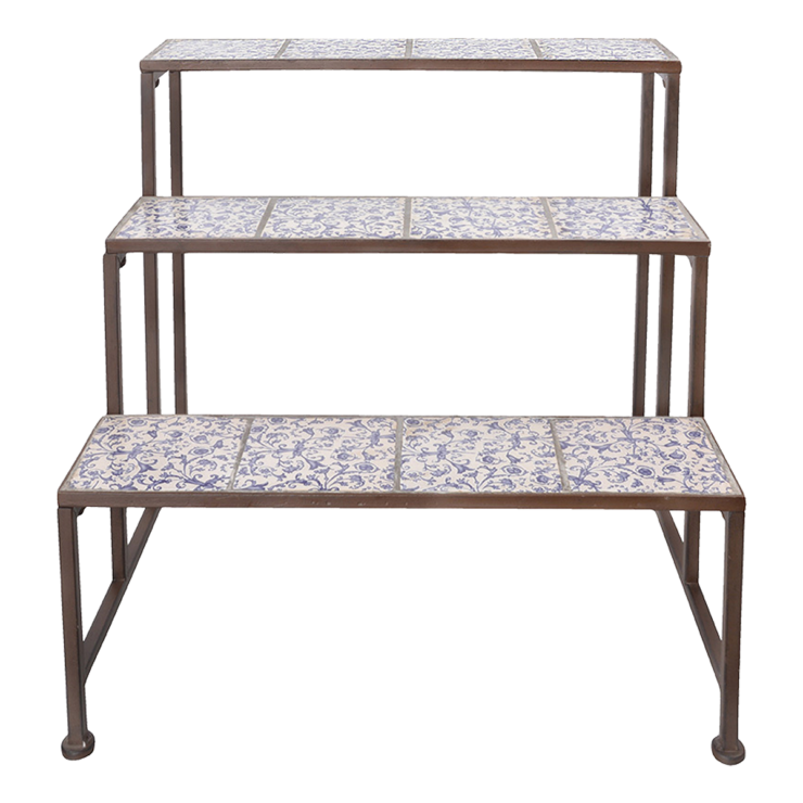 Etagère CP bleu/blanc