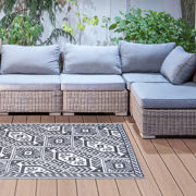 Tapis de jardin rectangulaire diamant