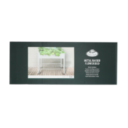 Carré potager métal blanc L