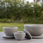 Gartenkerze rund M