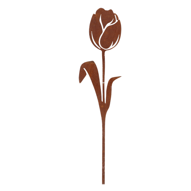 Rouille, tuteur tulipe