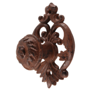 Cast iron doorknobs