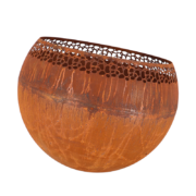Vuurbal laser cut roest stippen