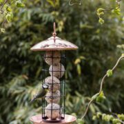 Suet ball dispenser black copper
