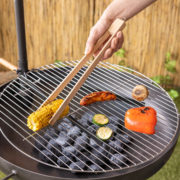Grillzange Holz