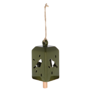 50 shades of green wind chime