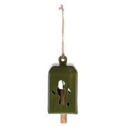 50 shades of green wind chime