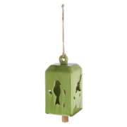 50 shades of green wind chime