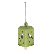 50 shades of green wind chime