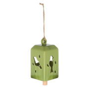50 shades of green wind chime