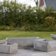 Gartenkerze quadratisch S