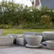 Gartenkerze quadratisch S