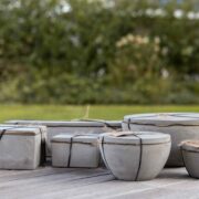 Gartenkerze quadratisch S