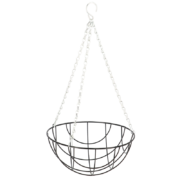 Hanging Basket Metall schwarz S