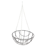 Hanging Basket Metall schwarz S