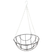 Hanging Basket Metall schwarz S