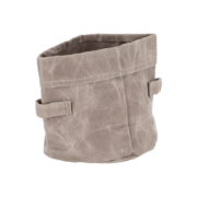 Waxed canvas storage container S