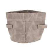 Waxed canvas storage container S