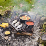 Dutch oven cook set 7 pcs cast iron