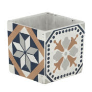 Carreaux de ciment pot à fleurs L