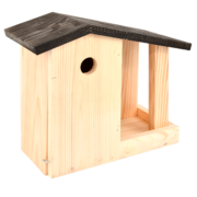 Nistkasten und Futterhaus 2 in 1