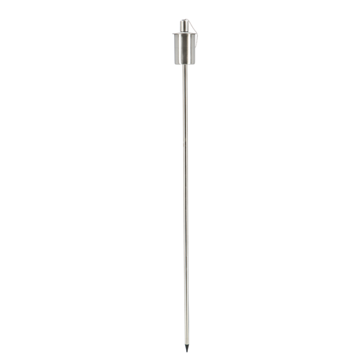 Lampe à huile sur pique acier inoxydable