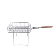 Grillrek met inklapbare standaard