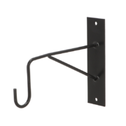 Hanging basket hook black 21cm