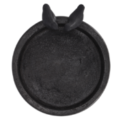 Round terrazzo bird bath