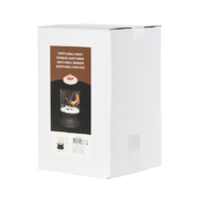 Concave bioethanol fireplace