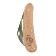 Couteau serpette en métal doré