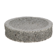 Bird bath granite round S
