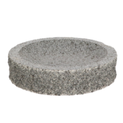 Bird bath granite round S
