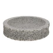 Bird bath granite round S